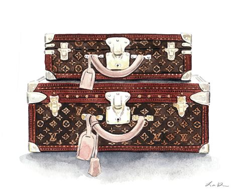 louis vuitton trunk painting|Trunks .